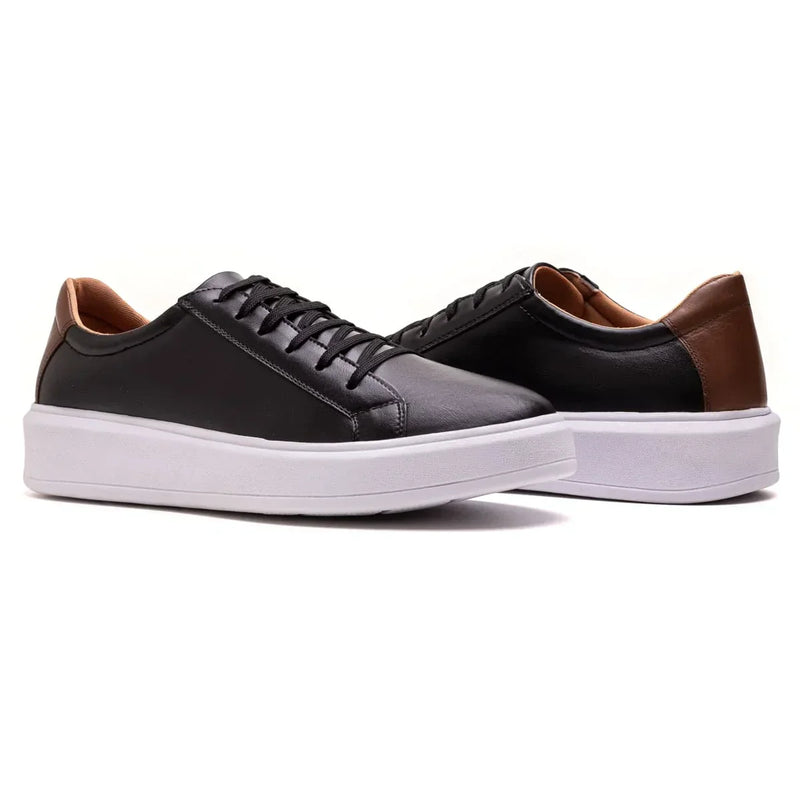 Tênis Casual Masculino Cenzzo Preto - 16010
